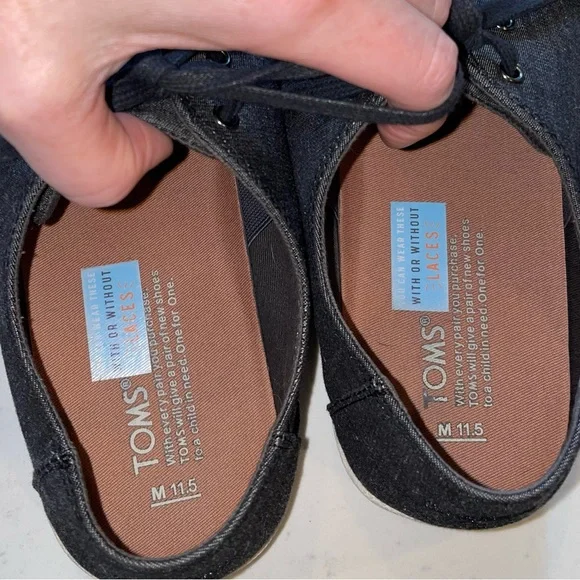 Toms- Men’s Payton Canvas Lace Up Sneaker, size 11.5 - Picture 5 of 9